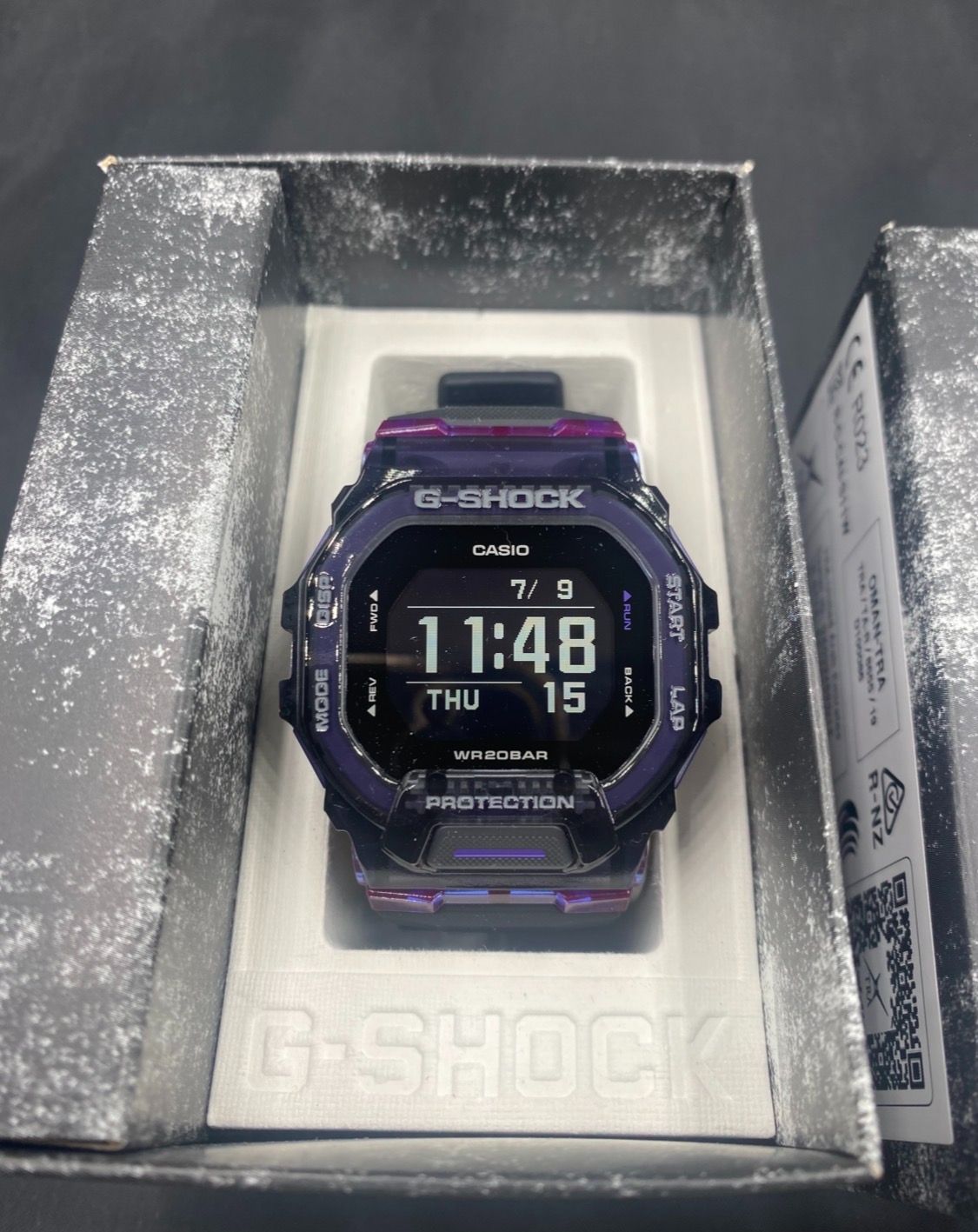 CASIO G-SHOCK GBD-200SM-1A6DR G-SQUAD Bluetooth 海外モデル