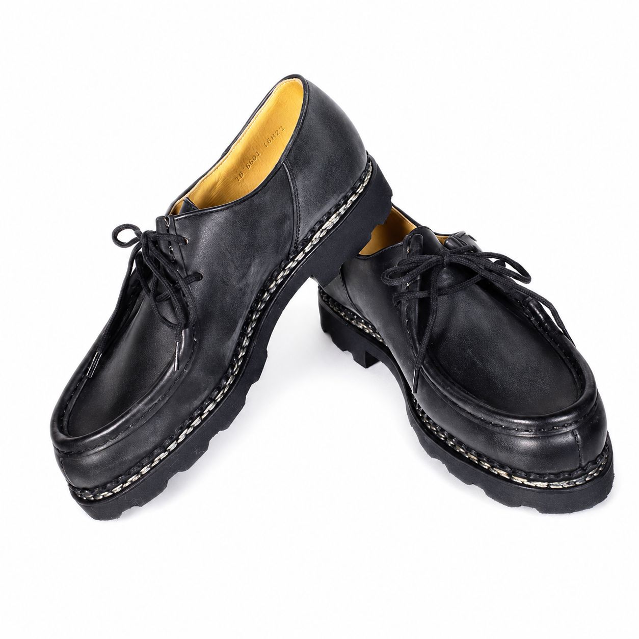 パラブーツ PARABOOT 靴 MICHAEL Derby Shoes NOIR Men's Leather Shoes Black ミカエル ブラック ファッション 人気 ブランド おしゃれ 誕生日 記念 プレゼント ギフト 送料無料