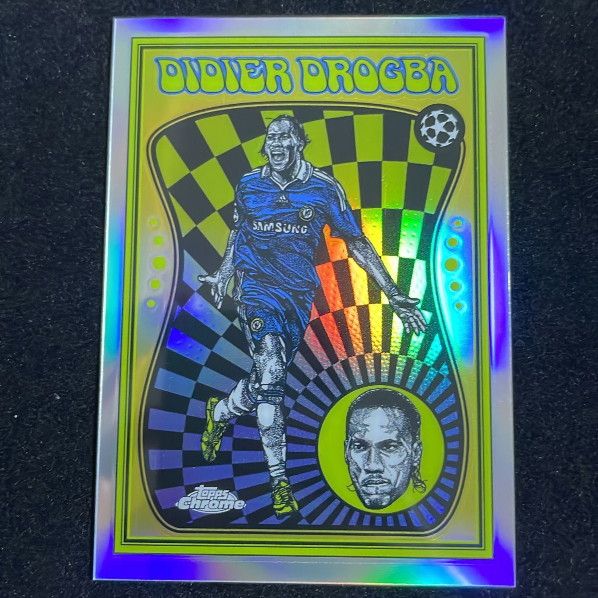 Didier Drogba ディディエ・ドログバ Topps Chrome UCC Ultra Violet All-Stars 2026 Refractor SSP Chelsea