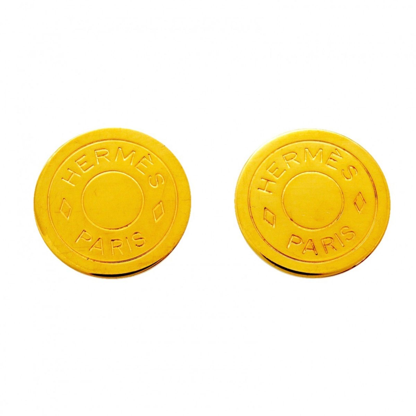 エルメス(Hermes) エルメス イヤリング セリエ GPメッキ ゴールドレディース