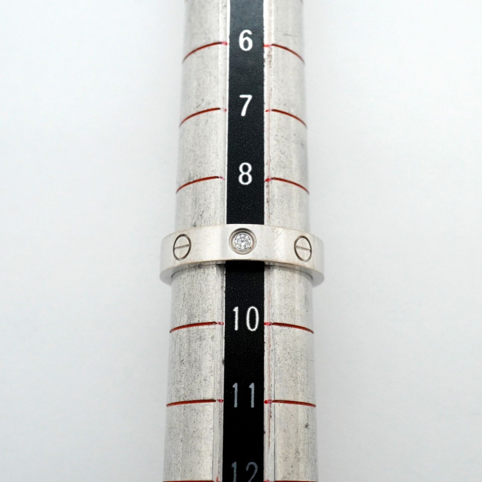 カルティエ(Cartier) カルティエ リング ミニラブ 1PD 18KWG ホワイト
