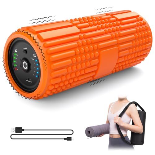 フォームローラー 電動 筋膜リリース 【筋トレ専門家推薦×Poco'ce 掲載】 4000mAh大容量電池内蔵 4種類の凹凸 5段階振動レベル 循環モード 最大3600回/分 パワフル振動 EVA素材 筋膜ローラー ストレッチローラー 足/腰 2c61f23e