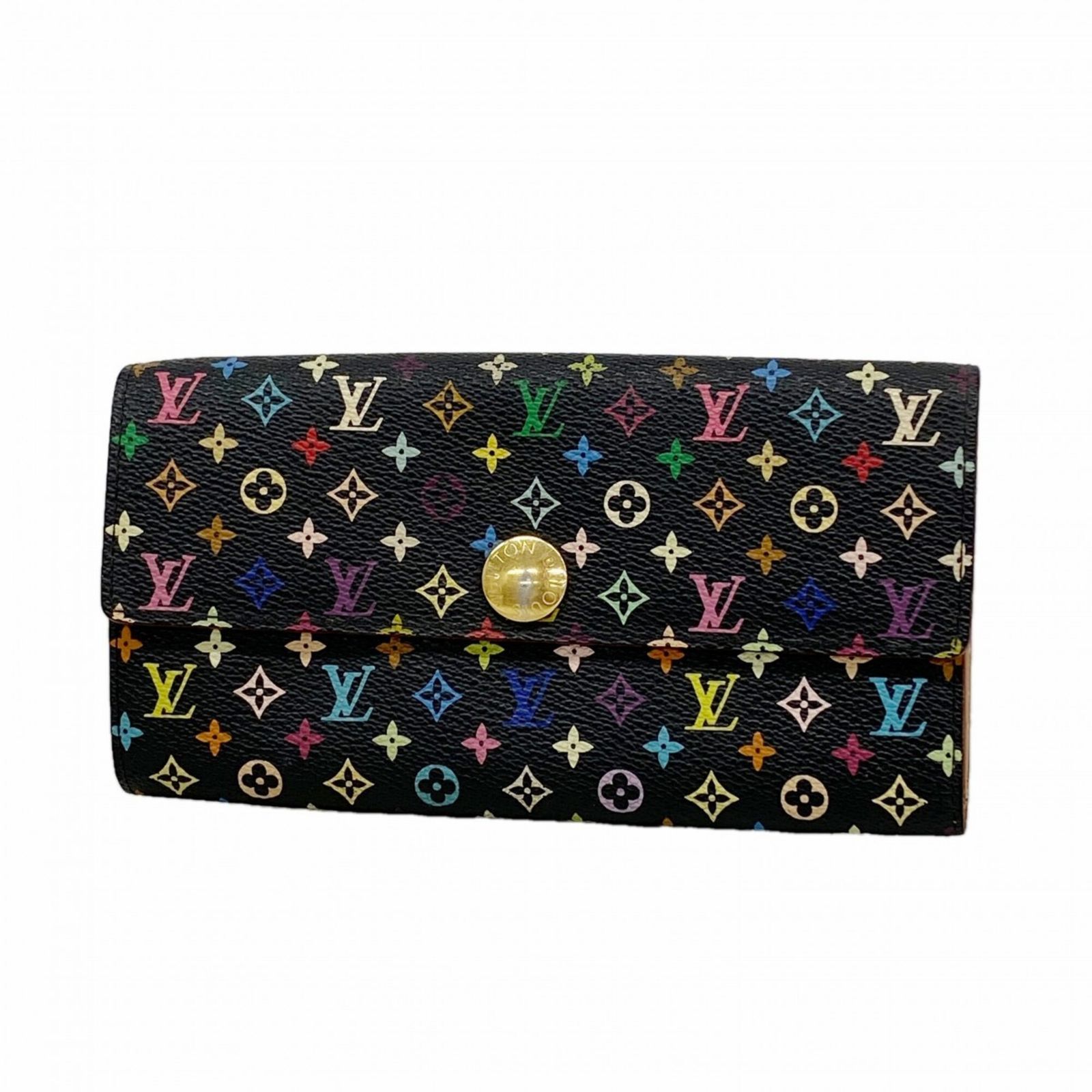 ルイ・ヴィトン(Louis Vuitton) ルイ・ヴィトン 長財布 モノグラム・マルチカラー ポシェットポルトモネクレディ M60005 ノワールレディース P3177815