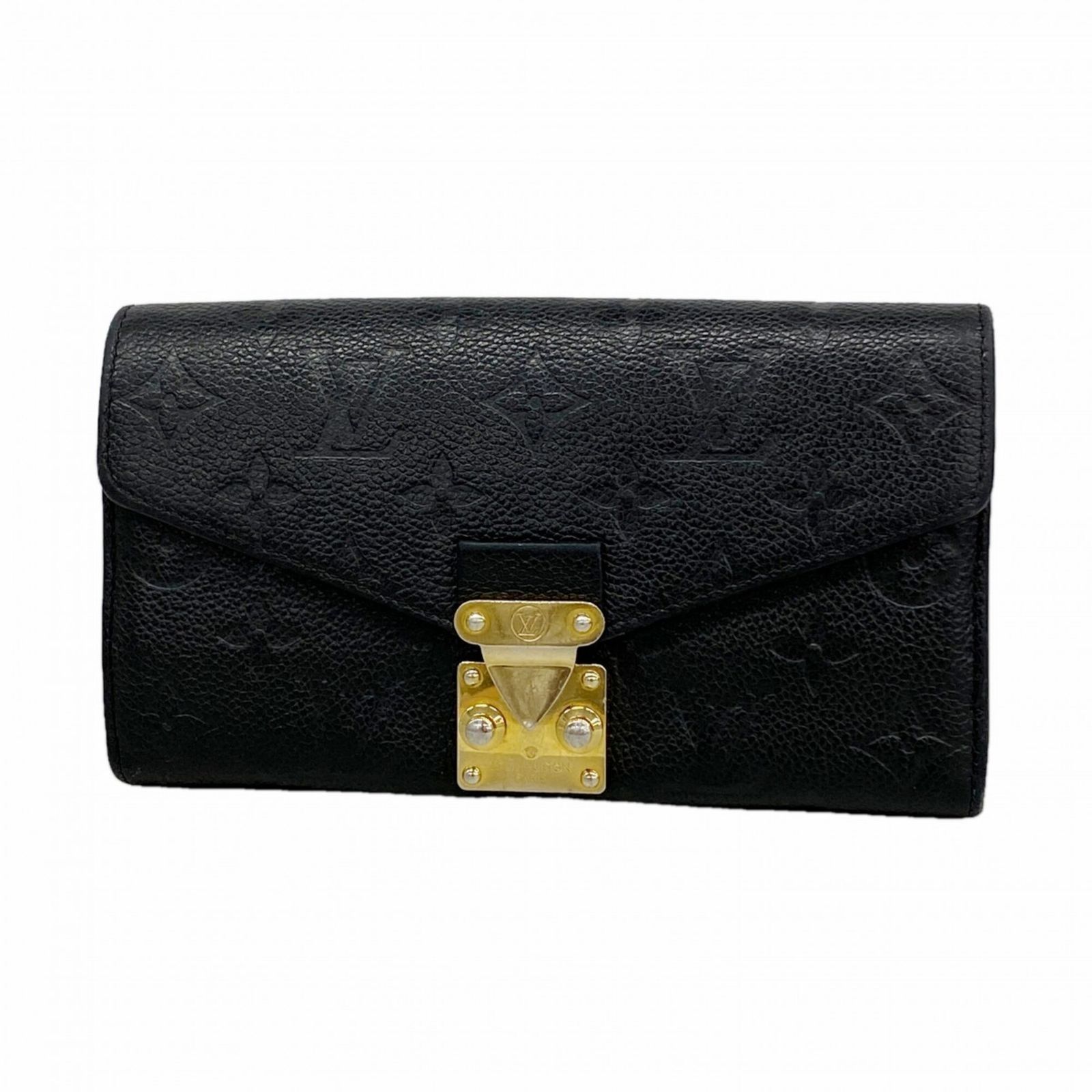 ルイ・ヴィトン(Louis Vuitton) ルイ・ヴィトン 長財布 モノグラム・アンプラント ポルトフォイユメティス M62458 ノワールレディース P3177765