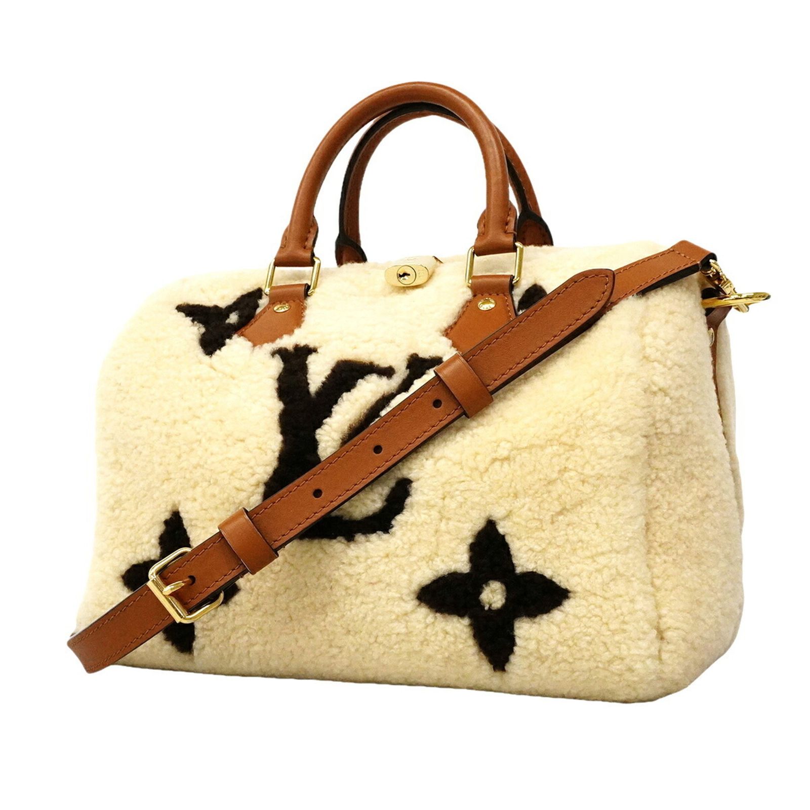 ルイ・ヴィトン(Louis Vuitton) ルイ・ヴィトン ハンドバッグ LVスキー スピーディバンドリエール25 M23468 ホワイト 2wayバッグレディース P3157379