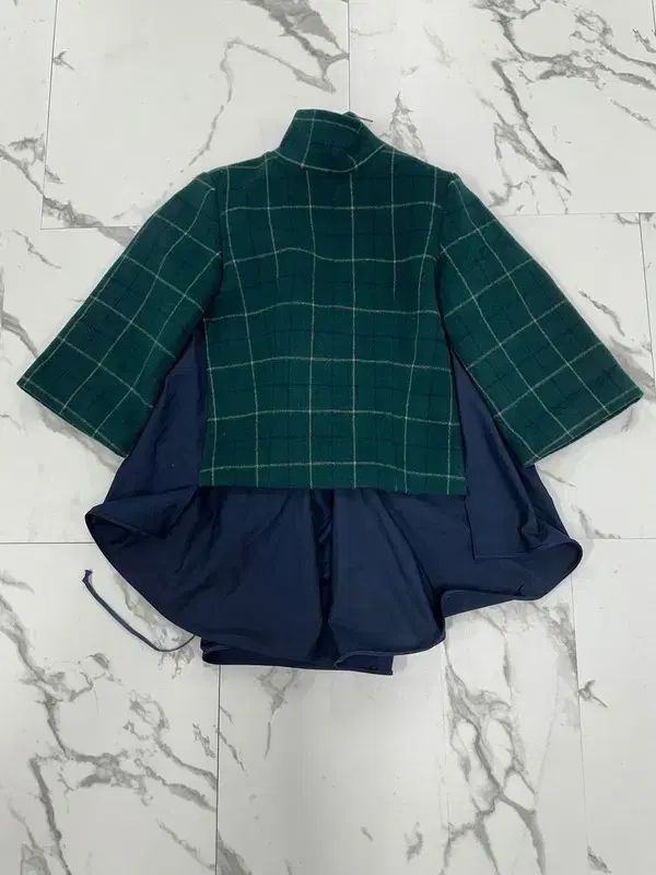 サカイ CHECK デザインテープ ブラウス