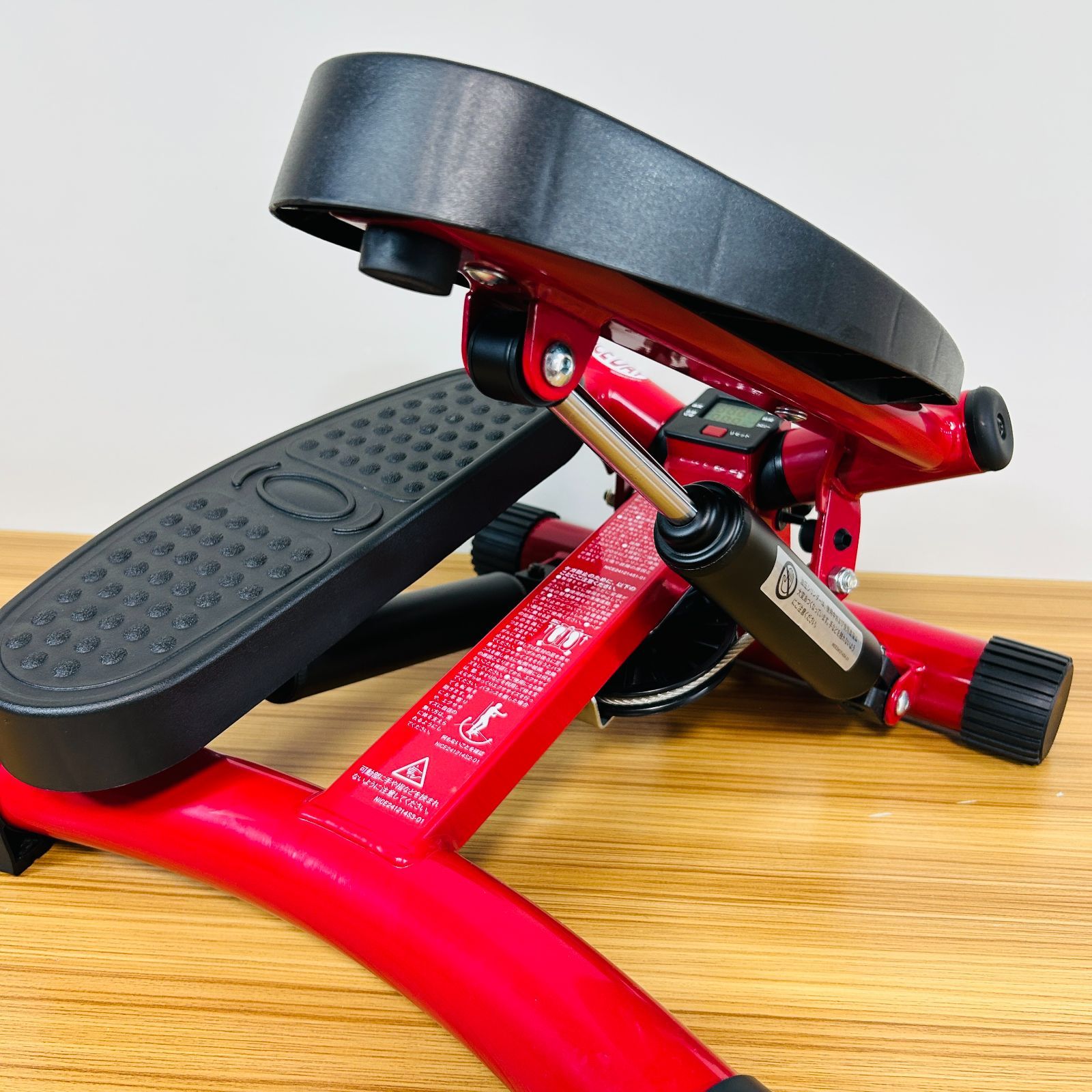 健康ステッパー　ナイスデイ　レッド、　専用ハンドル　レッド 専用ハンドル付】Shop Japan 健康ステッパー ナイスデイ レッド - メルカリ