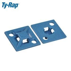【新品・2営業日で発送】ABB TY-Rap マウントベース 金属検知器対応ナイロン 4方向 明青色 タイ幅最大3.6mm 100個入り (TC5344ANDT 4512)