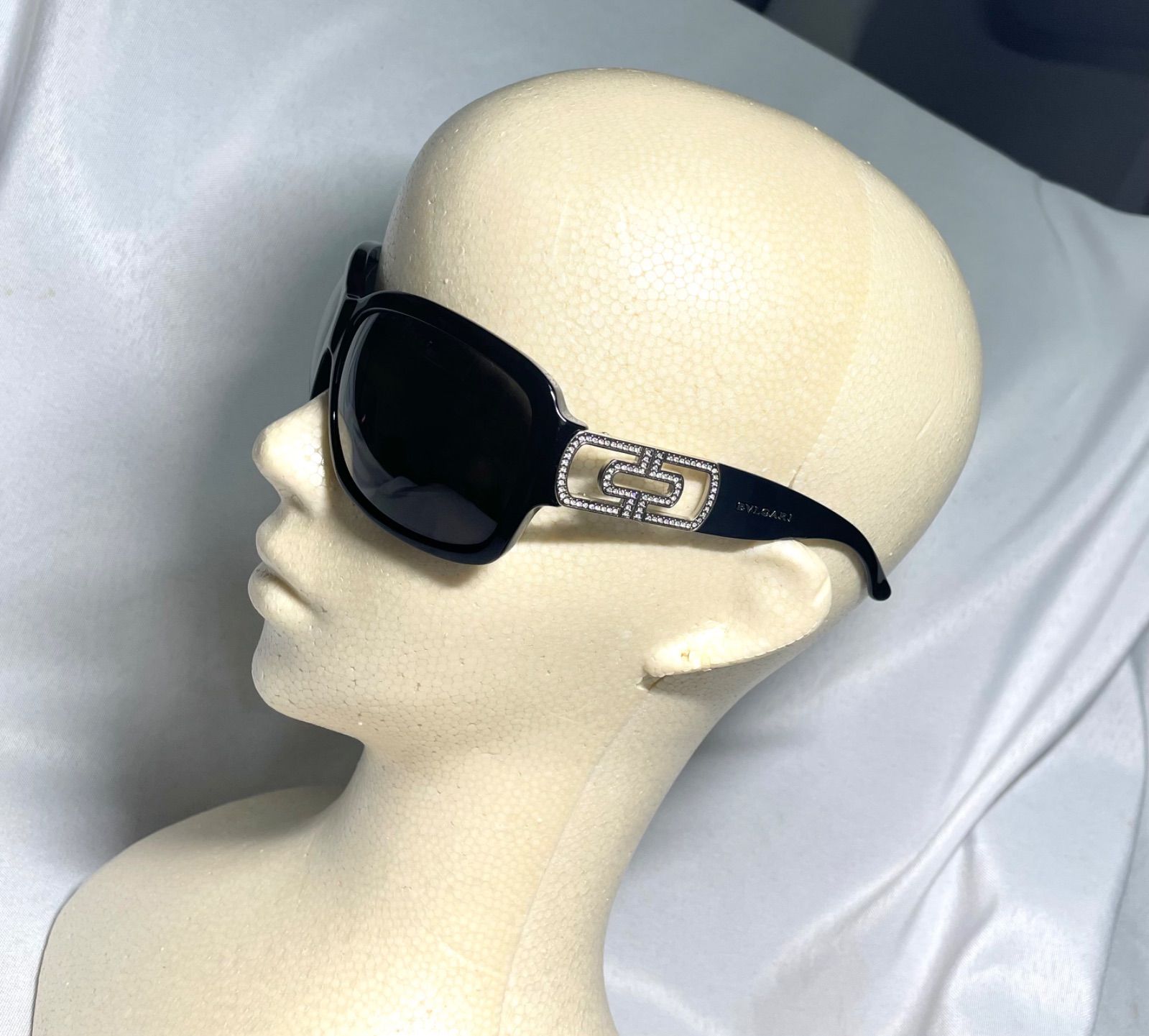 美品 希少 BVLGARI ブルガリ ラインストーン装飾パレンテシ&ブランド