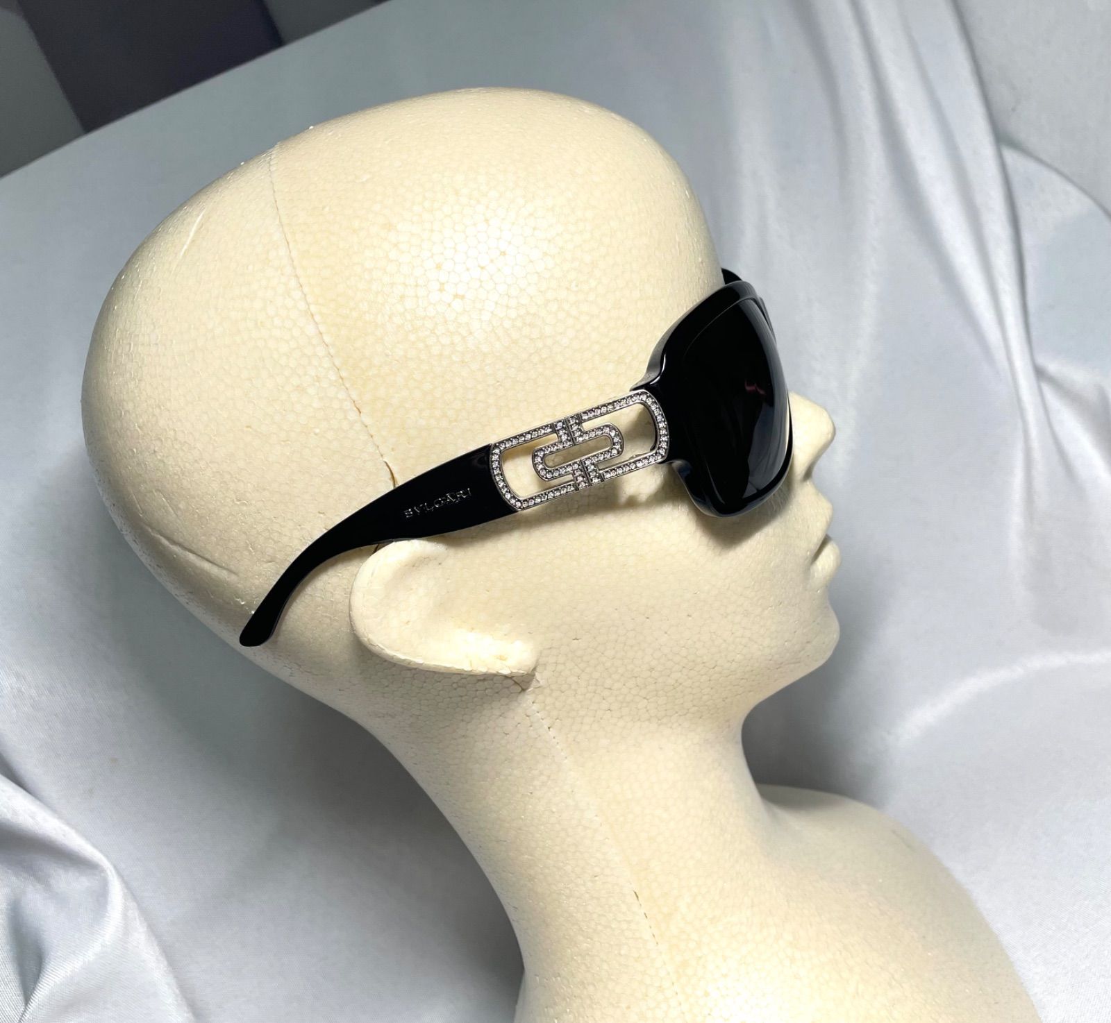 美品 希少 BVLGARI ブルガリ ラインストーン装飾パレンテシ&ブランド