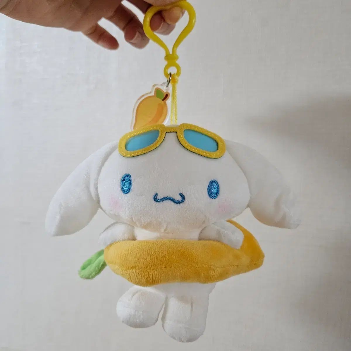 新品 ロッテホテル サンリオ シナモロール マンゴーワールド ぬいぐるみ キーホルダー