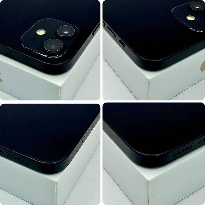 iPhone12pro 256GB ブラック SIMフリー 初期化済み 箱付 iPhone 12 256GB ブラック SIMフリー 新品B交換済 - メルカリ