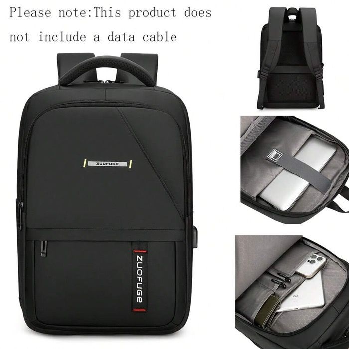 バッグ メンズ バックパック リュック 多機能オックスフォードバックパック、ビジネスファッションメンズ通勤バッグ