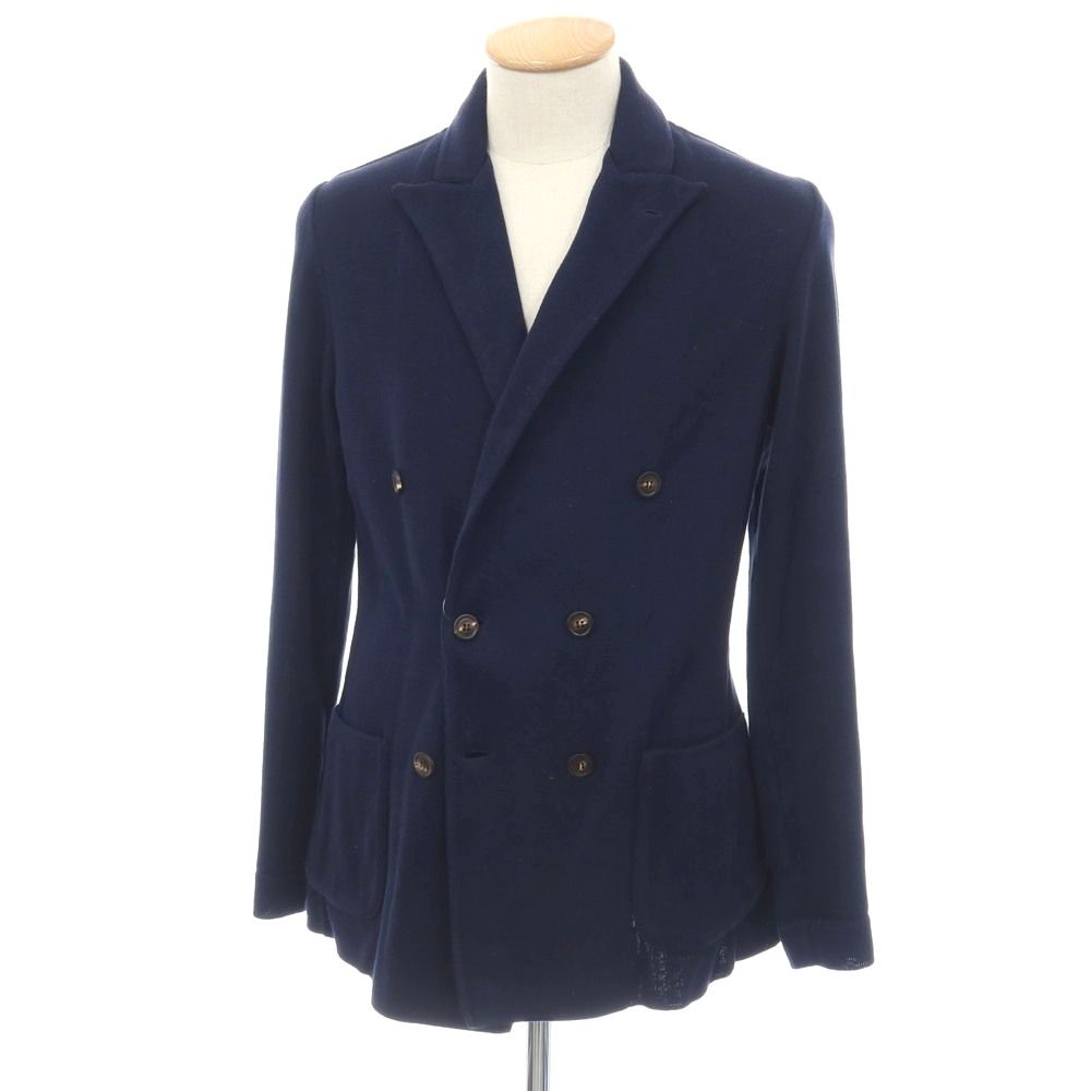 中古】ラルディーニ LARDINI コットン ダブル6B ニットジャケット
