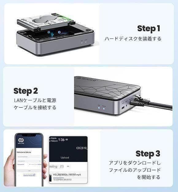 新品未開封】ORICO CD2510 NAS おまけ付 - メルカリ