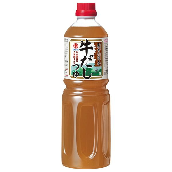 ヒガシマル醤油 割烹関西 牛だしつゆ 1Lペットボトル×6本入×(2ケース)| 送料無料 一般食品 調味料 つゆ 牛だし 業務用 ストック 料理 飲食店 出汁 ケース買い まとめ買い 業者 仕入れ 大量 しょうゆ そばつゆ うどんつゆ ビーフ 牛肉 プロ仕様