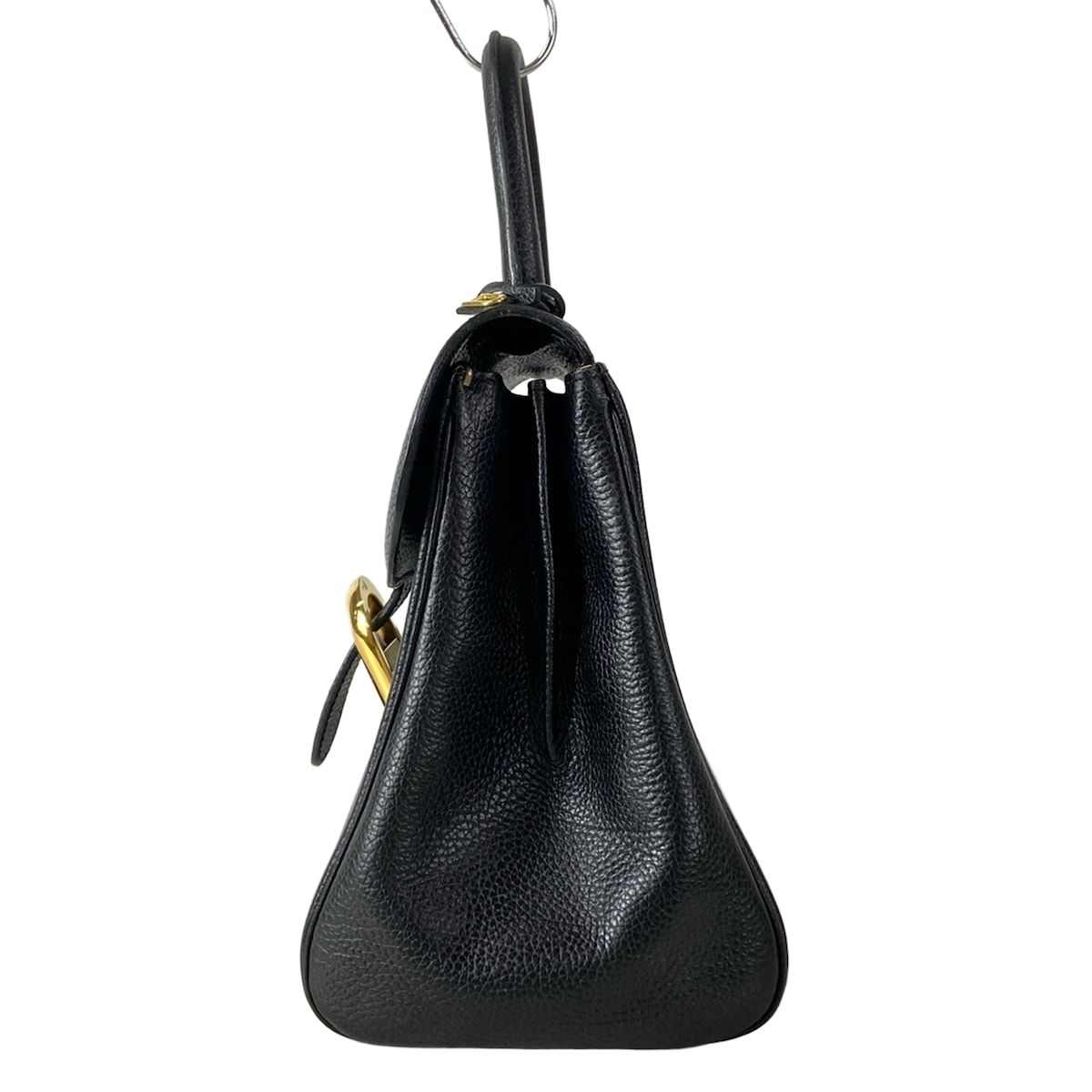 DELVAUX(デルボー) ハンドバッグ ブリヨンMM 黒 レザー - メルカリ