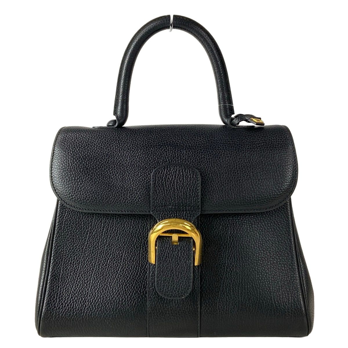 DELVAUX(デルボー) ハンドバッグ ブリヨンMM 黒 レザー - メルカリ