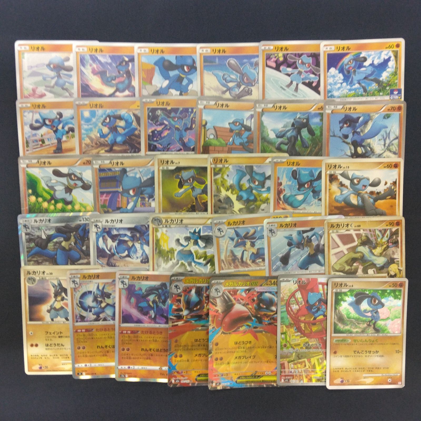 ライコウ A(ミラー) 、リオル、ルカリオ等まとめ売り 絵柄かぶりなし】リオル ルカリオ まとめ売り pokemon - メルカリ