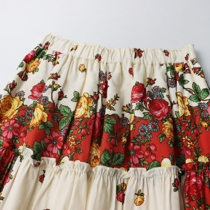 美品　ジェーンマープル　フラッフィースカート 未使用 定価43780円 2024AW ジェーンマープル Jane Marple Folklore