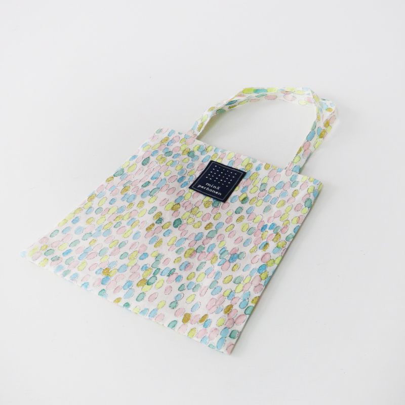美品 ミナペルホネン mina perhonen jellybeans ミニバッグ＼ホワイト