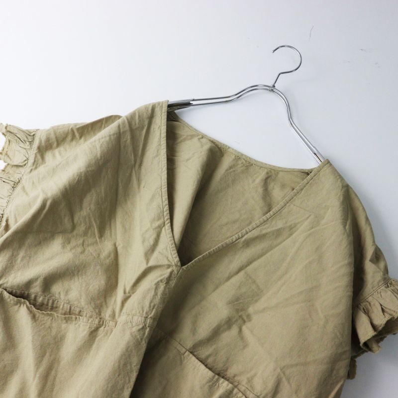 2025SS ネストローブ nest Robe UpcycleLino ダンガリーVネックベスト