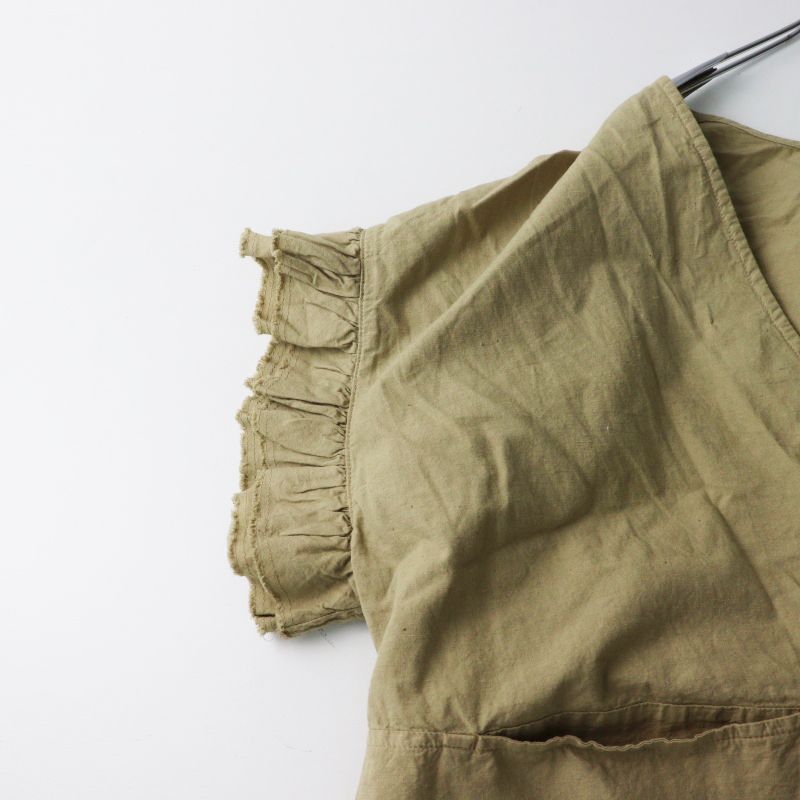 2025SS ネストローブ nest Robe UpcycleLino ダンガリーVネックベスト