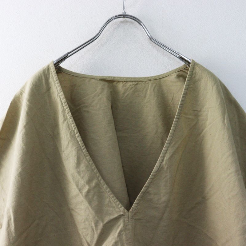 2025SS ネストローブ nest Robe UpcycleLino ダンガリーVネックベスト