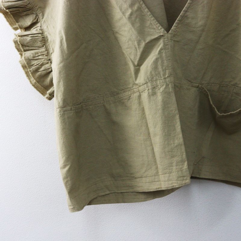 2025SS ネストローブ nest Robe UpcycleLino ダンガリーVネックベスト