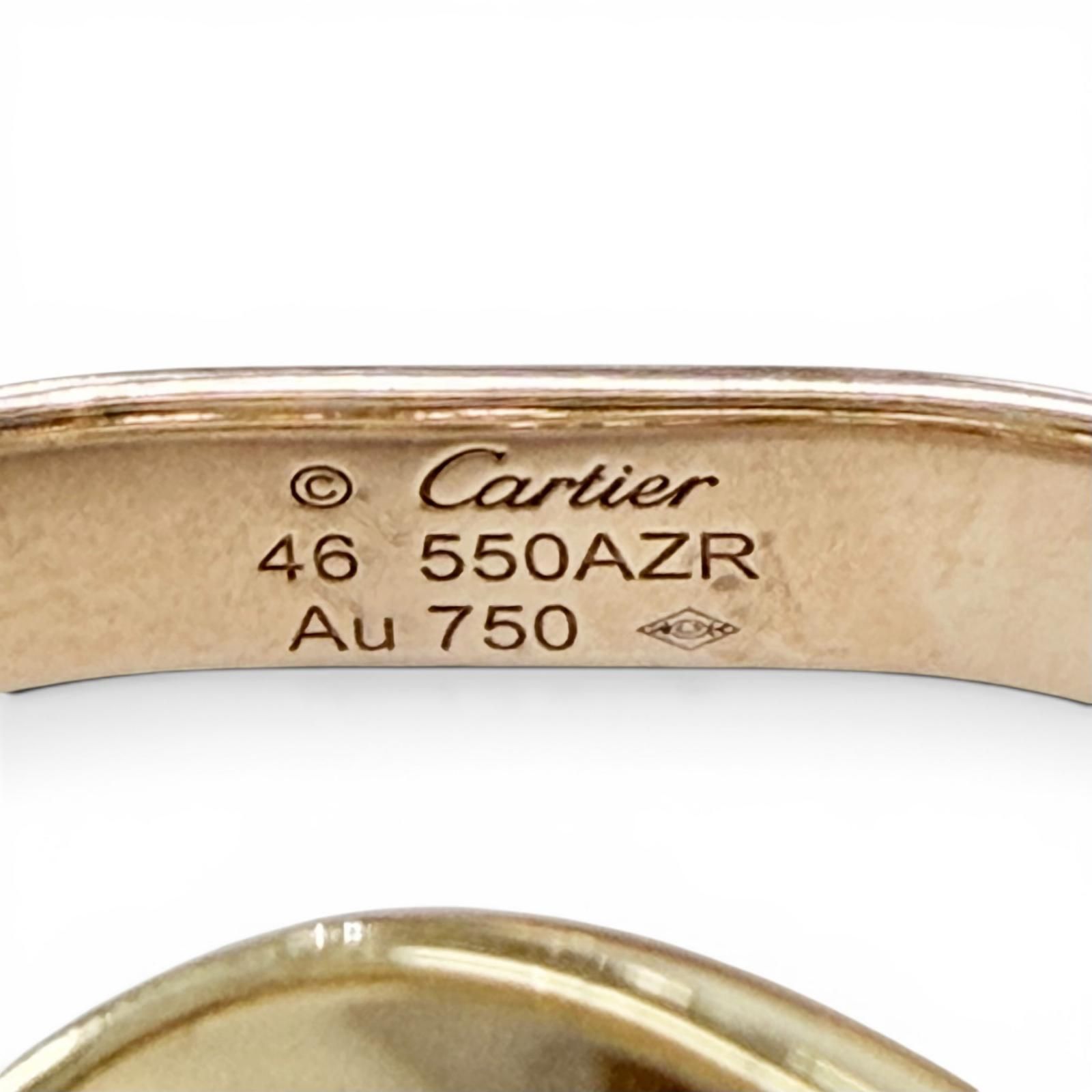 極美品◇Cartier カルティエ 550AZR トリニティ クラシック クッション