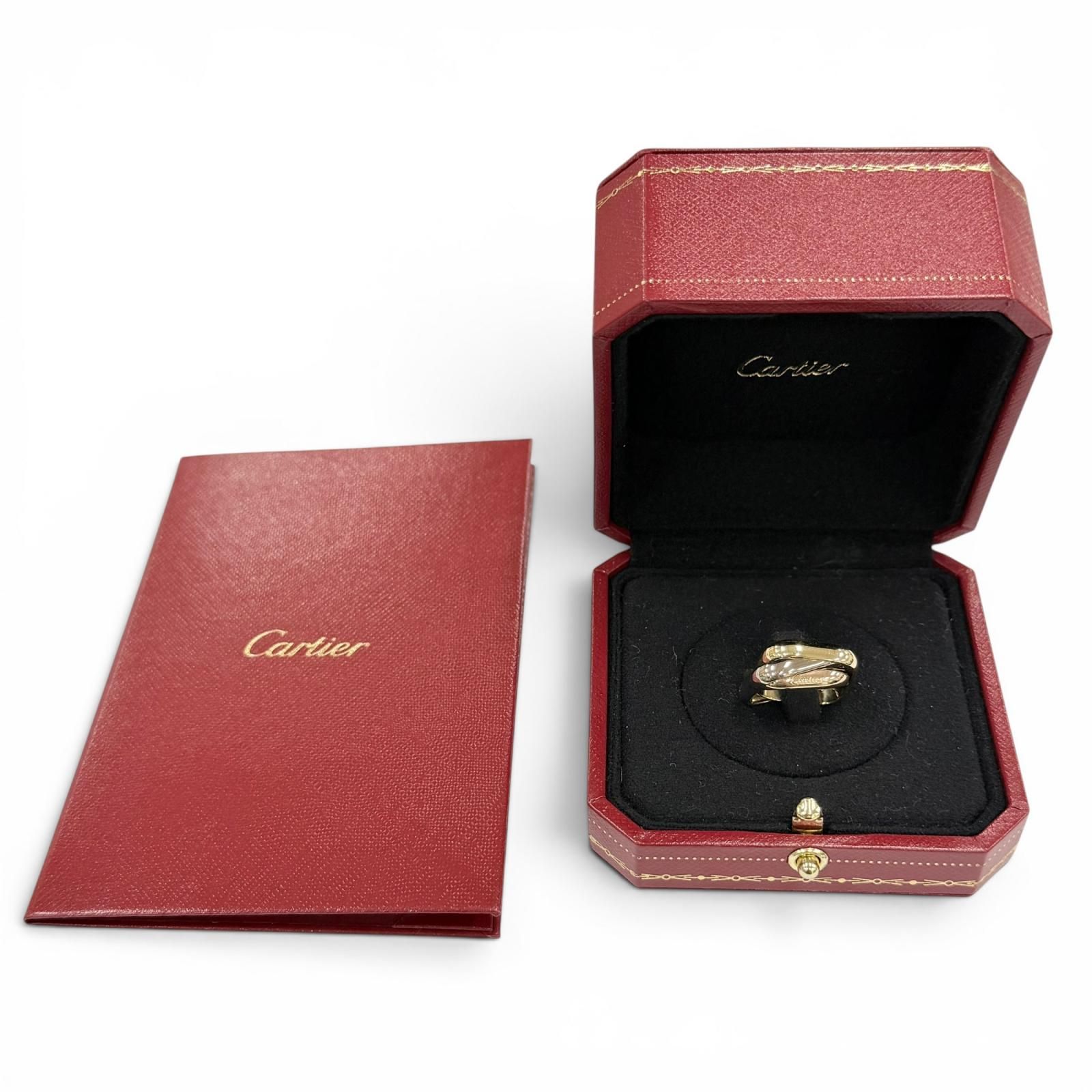 極美品◇Cartier カルティエ 550AZR トリニティ クラシック クッション