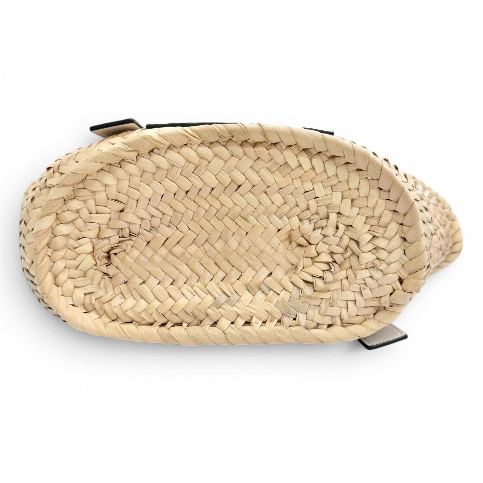 極美品△LOEWE ロエベ A223S93X04 バスケットバッグ スモール パーム