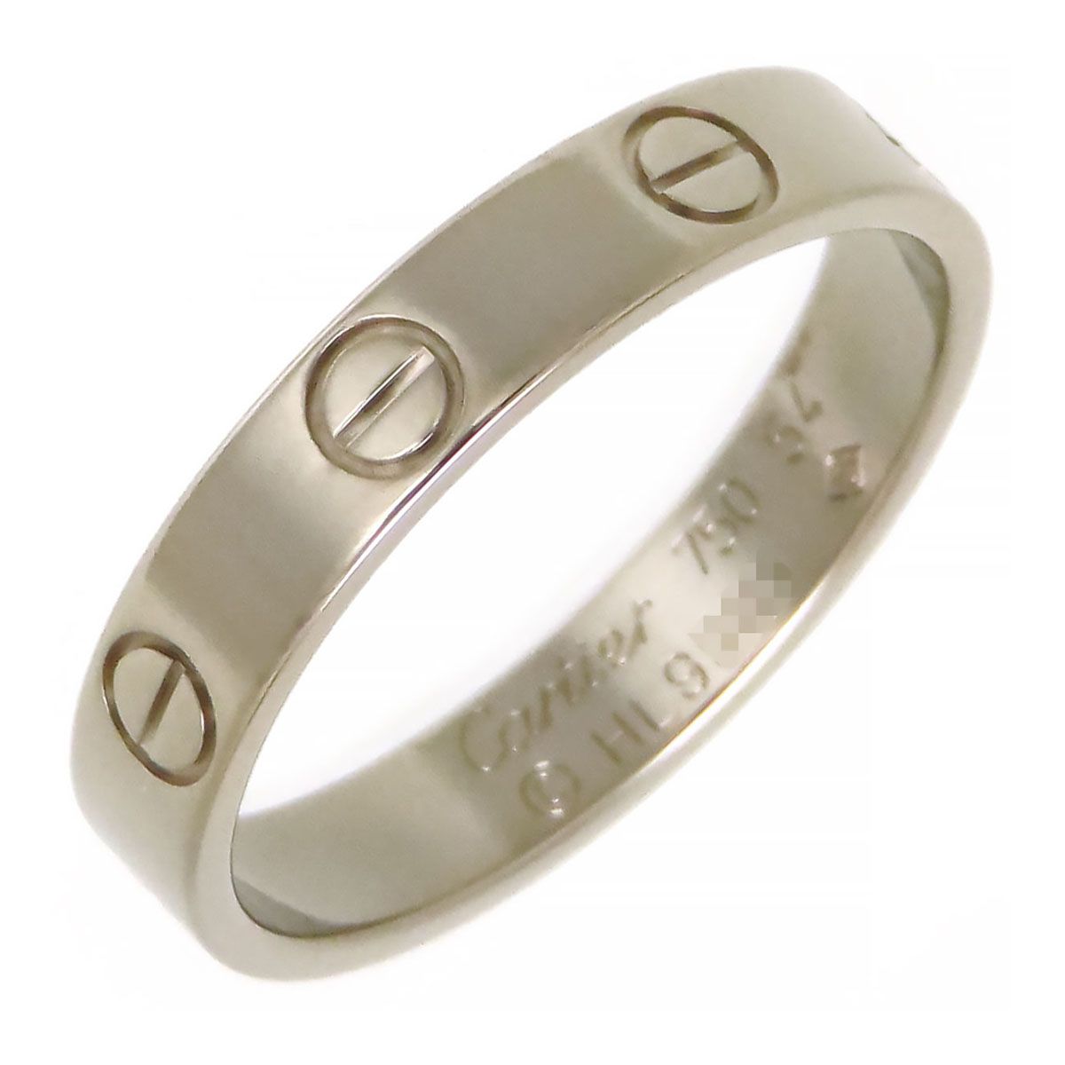 カルティエ ラブ ウェディング リング #54 B4085154 750 (K18WG) レディース CARTIER【中古】 【ジュエリー】