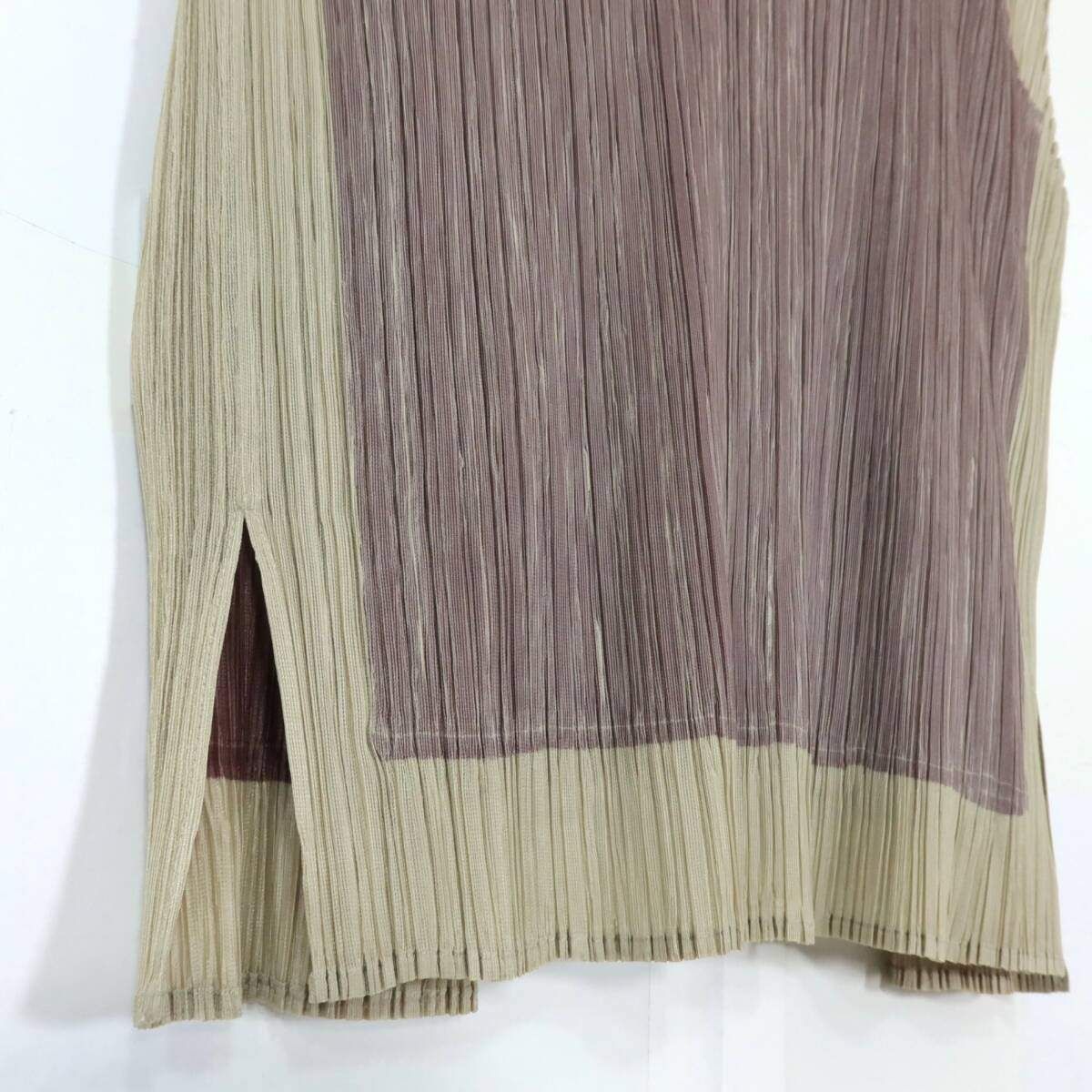 極美品】プリーツプリーズ PLEATS PLEASE イッセイミヤケ☆重ね着風
