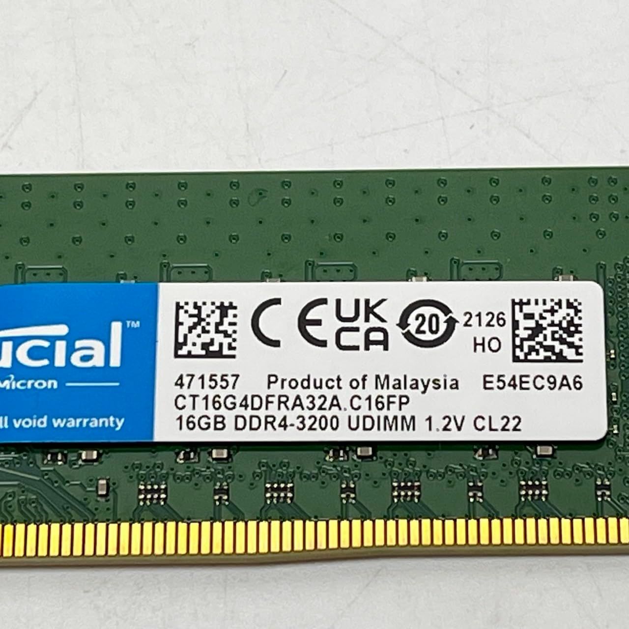 Crucial 16GB DDR4 3200MT/s メモリ (USED) - メルカリ