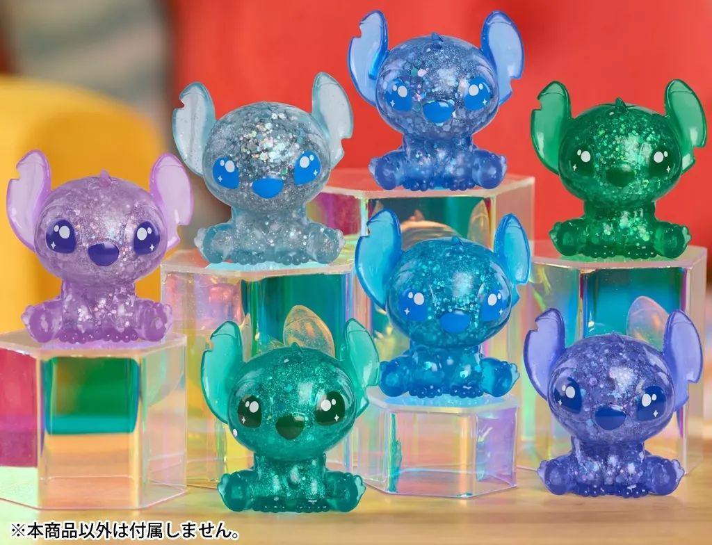 【新品】スクイーズ 【BOX】リロ&スティッチ ブラインドカプセルスクイーズフィギュア スティッチ