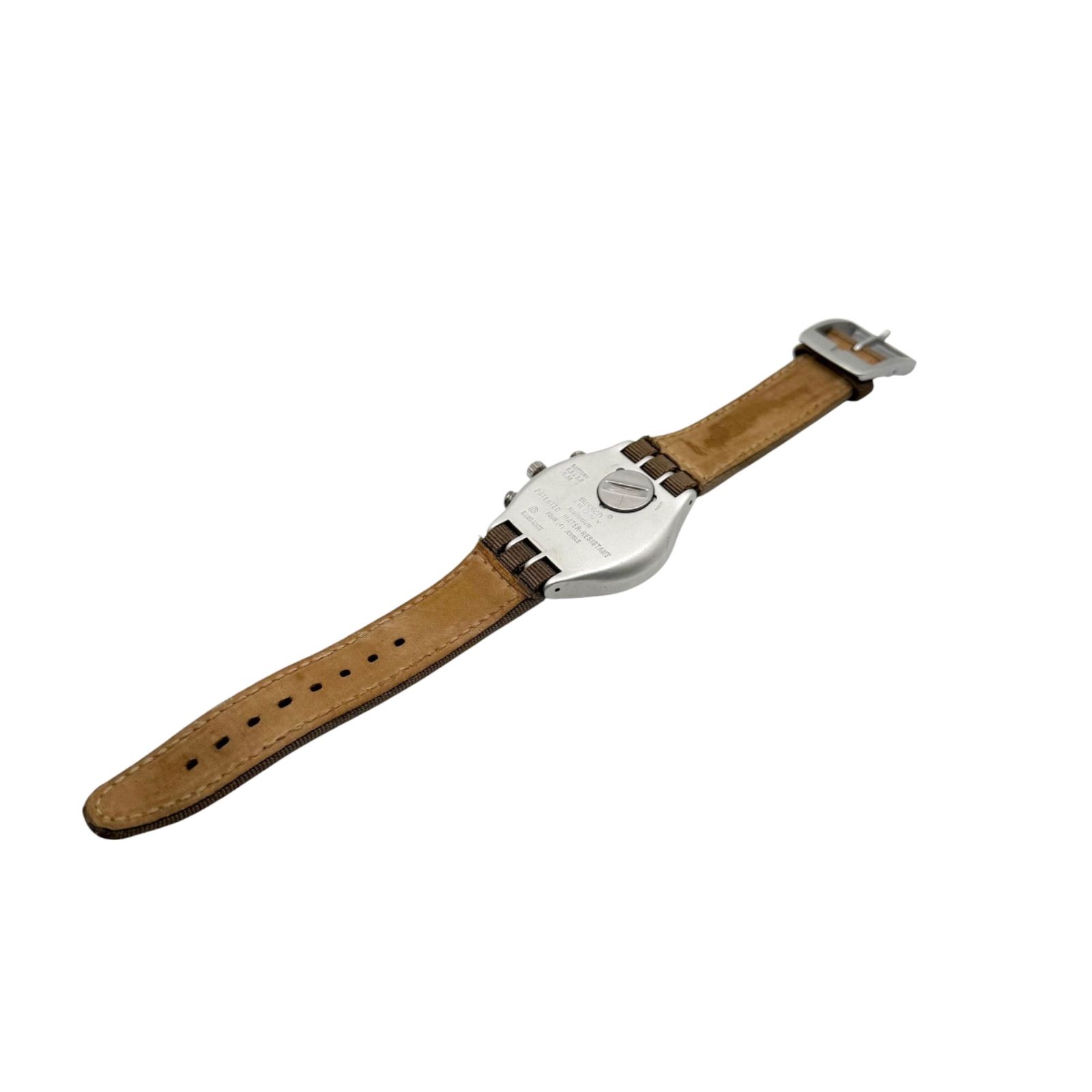 稼働/新品電池 SWATCH スウォッチ IRONY アイロニー CHRONO クロノ