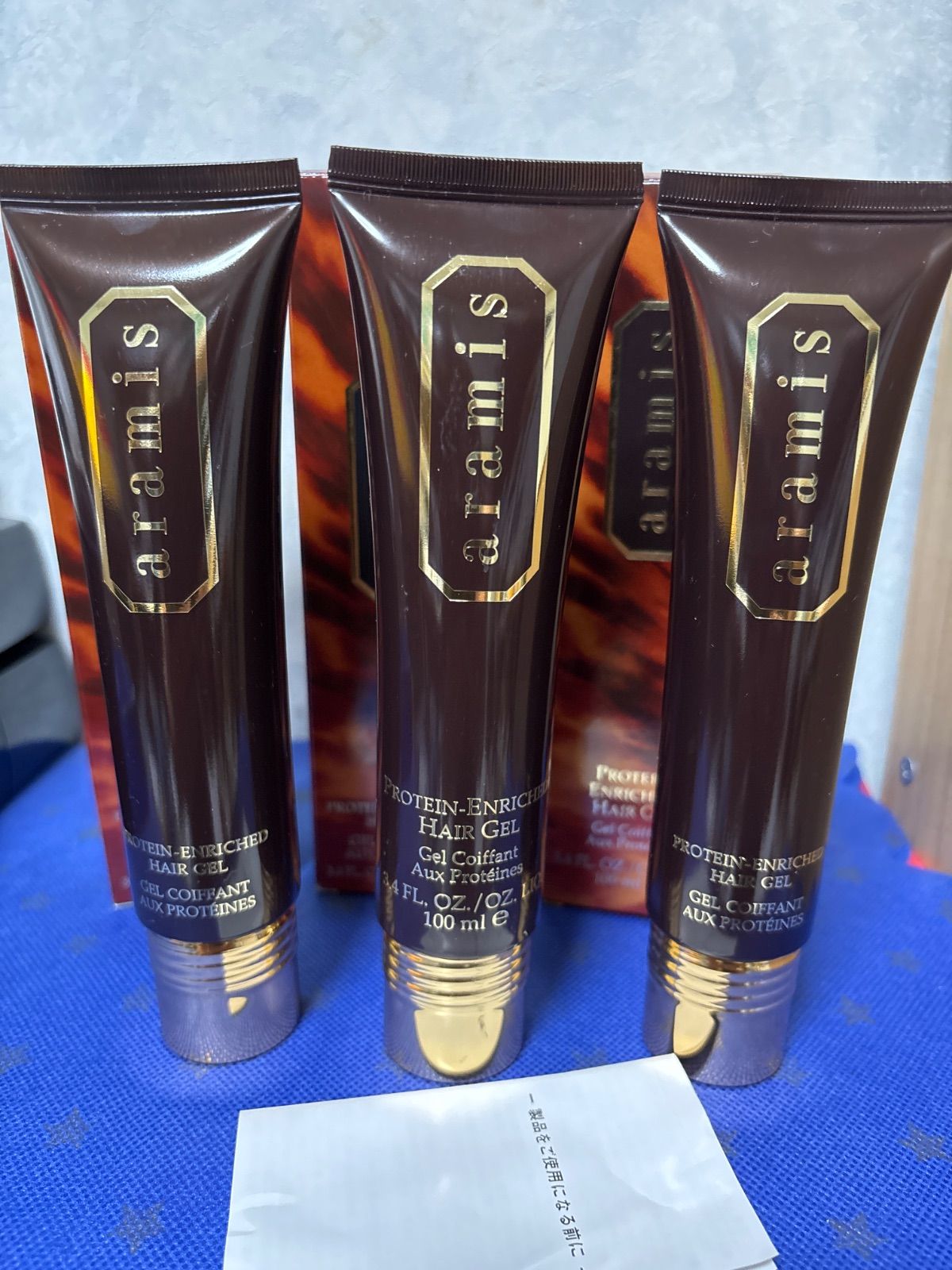 新品　アラミス プロテイン　エンリッチド　ヘアージェル 100ml アラミスプロテインエンリッチドヘアージェル 100ml 3本セット - メルカリ