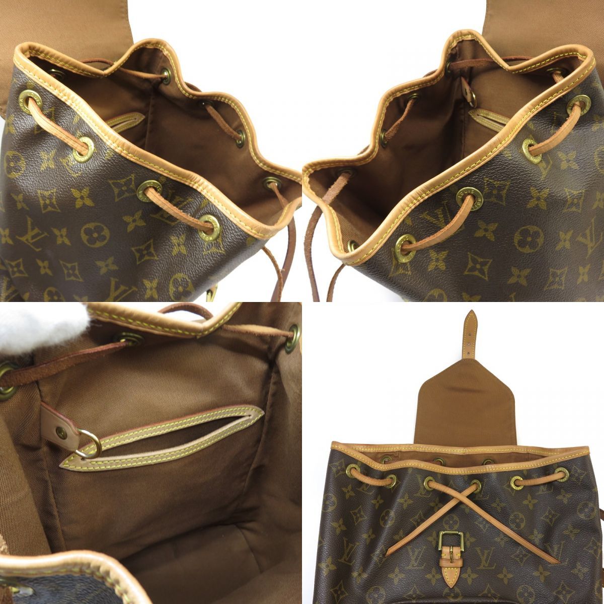 LOUIS VUITTON ルイヴィトン モノグラム モンスリMM M51136 バック