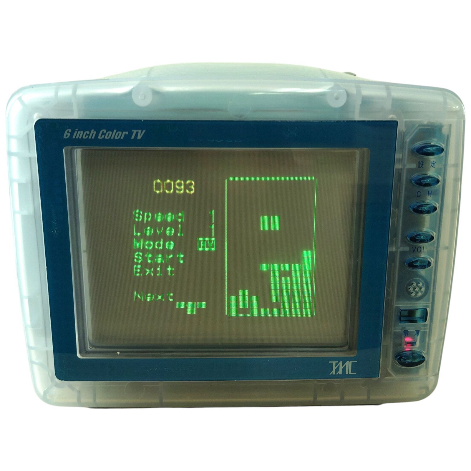 X07051 スケルトンカラーテレビ TMC TSK-960B 6インチ ワイヤレス
