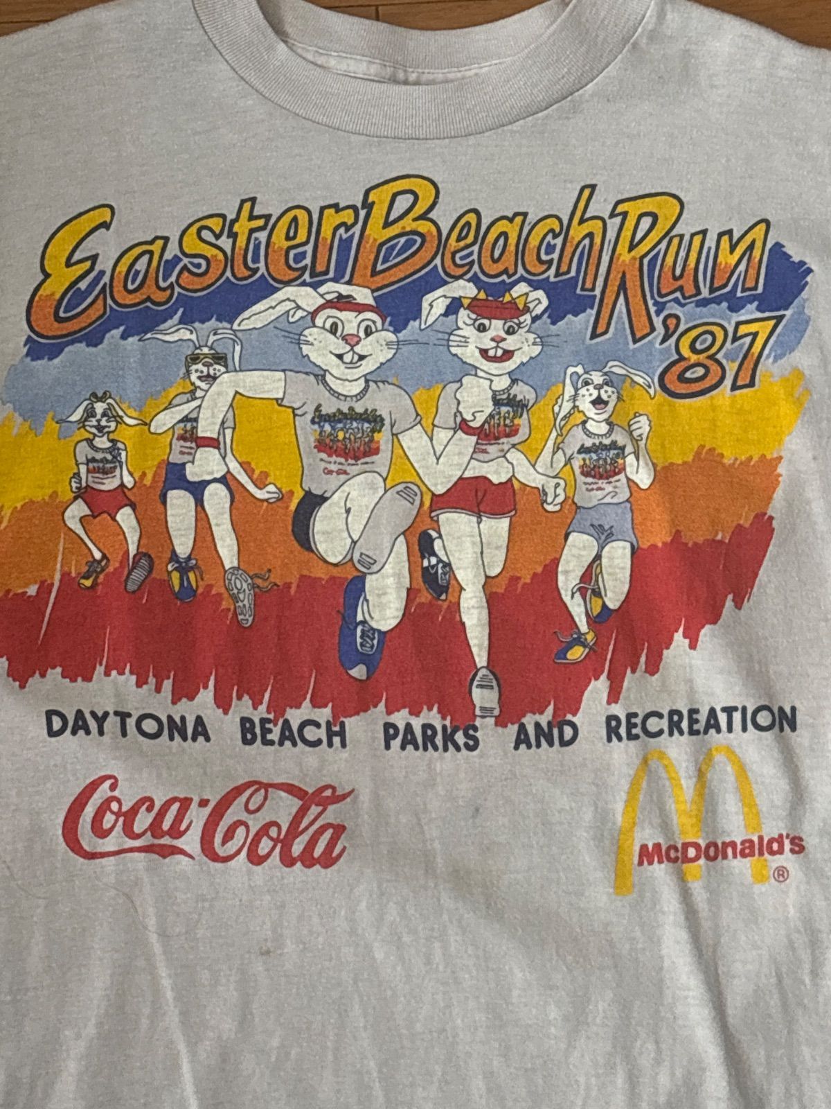80s シングルステッチ　イベントtシャツ　ヴィンテージ tシャツ　ビンテージ　グラフィックtシャツ