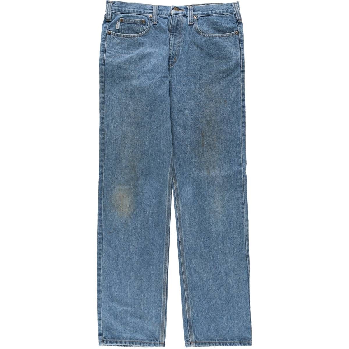 古着 カーハート Carhartt Traditional FIT テーパードデニムパンツ メンズw36相当/eaa661049