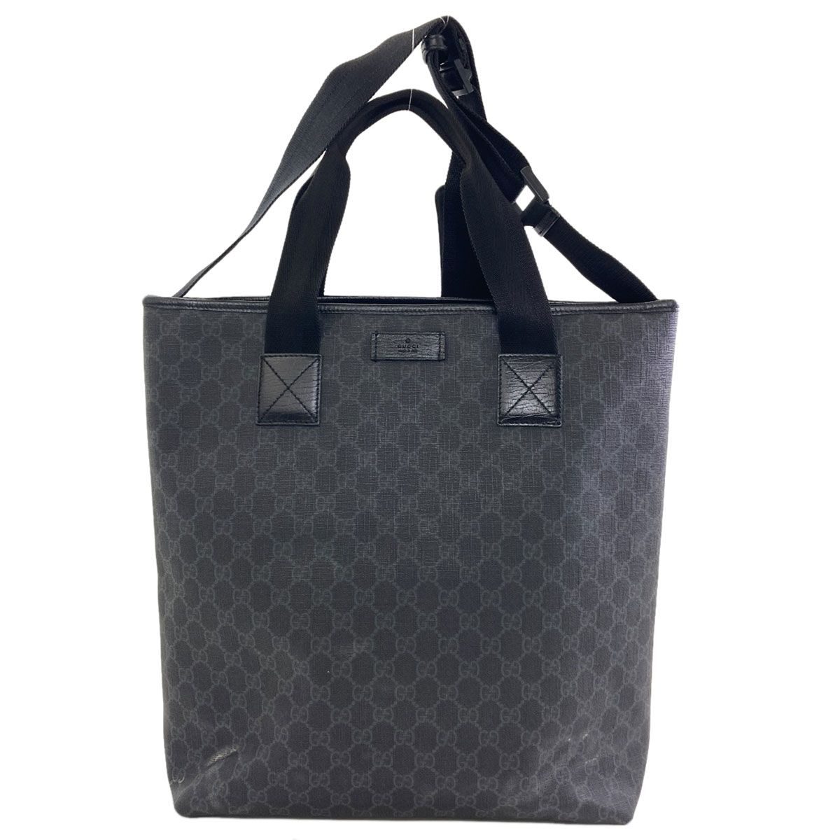 GUCCI グッチ 162163 GGスプリーム 2WAY トートバッグ PVC メンズ