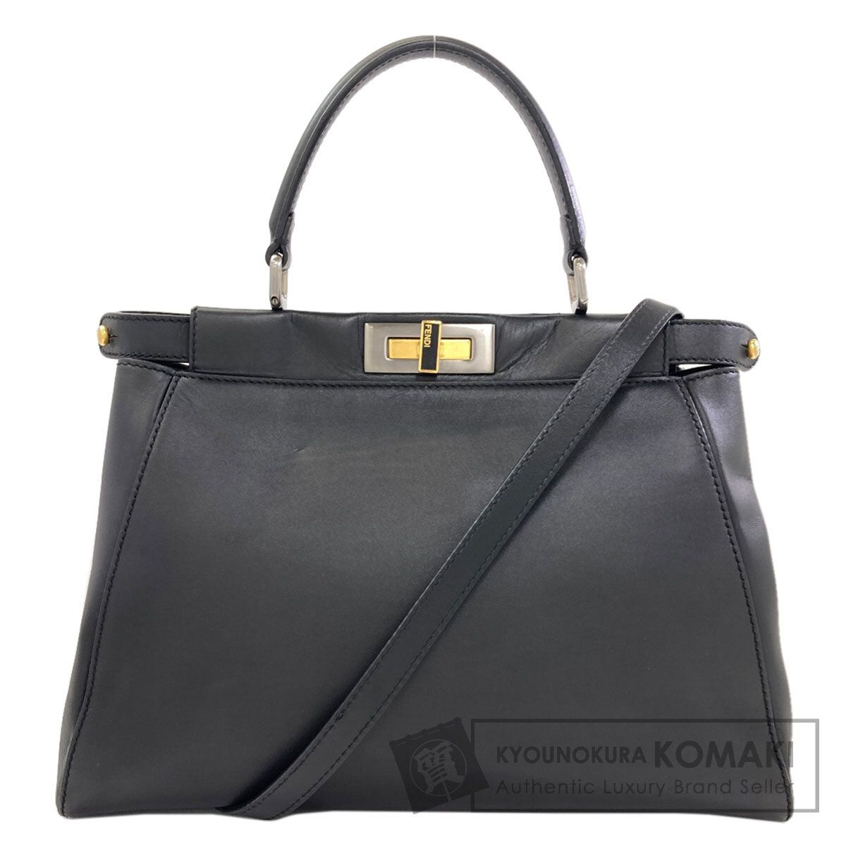 FENDI フェンディ ピーカブー 2WAY ハンドバッグ カーフ レディース [中古]