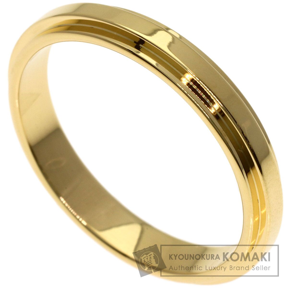 GUCCI グッチ ストレート ラフ リング・指輪 K18YG レディース [中古]