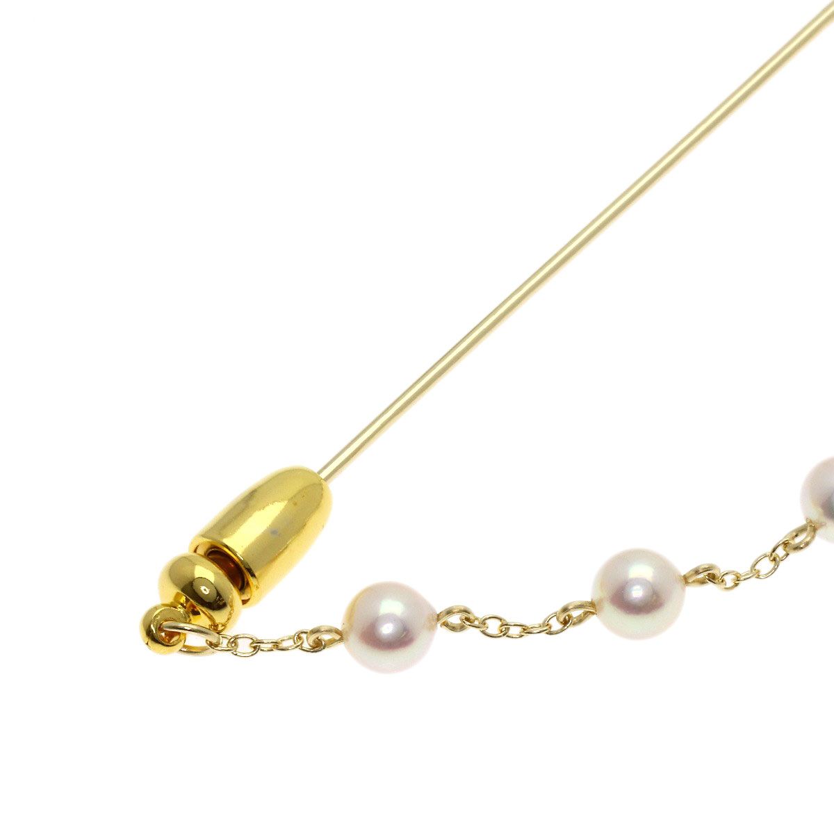 飯能本店］MIKIMOTO ミキモト K14YG パール ネックレス K14イエロー 