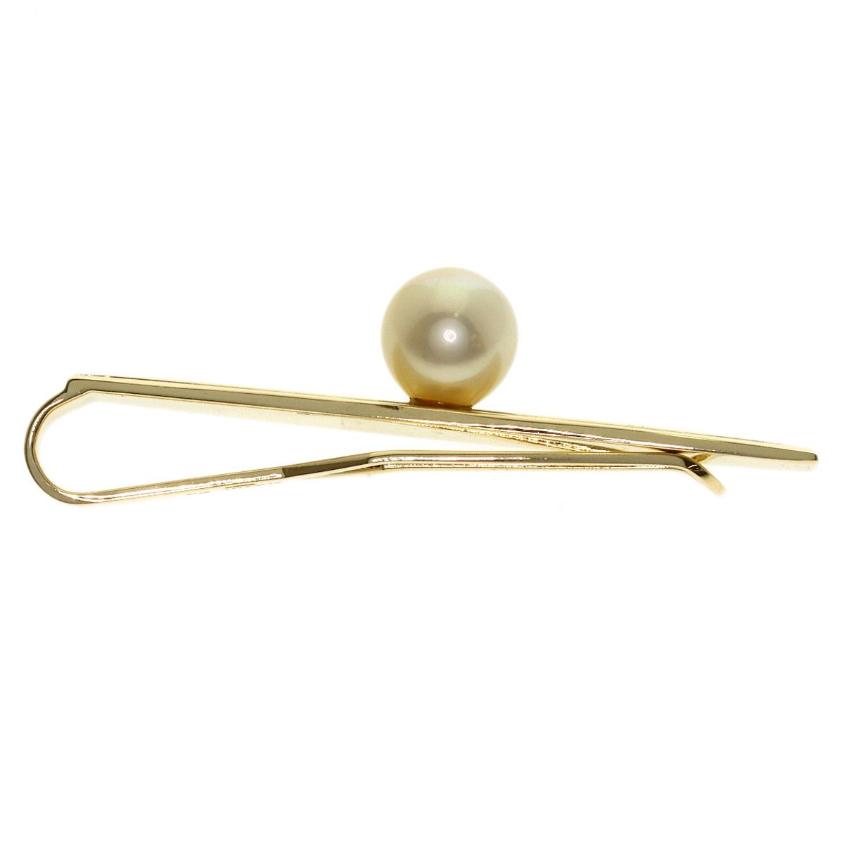 TASAKI タサキ パール 真珠 タイピン K18YG メンズ [中古]