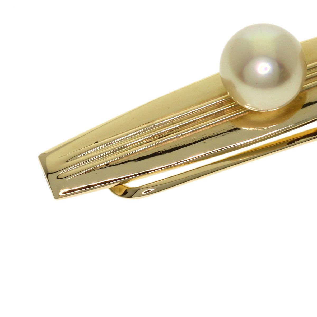 TASAKI タサキ パール 真珠 タイピン K18YG メンズ [中古]