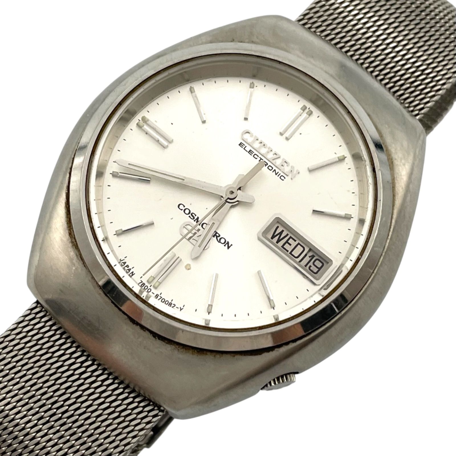 新品電池/稼働 CITIZEN シチズン COSMOTRON コスモトロン 腕時計 電磁 