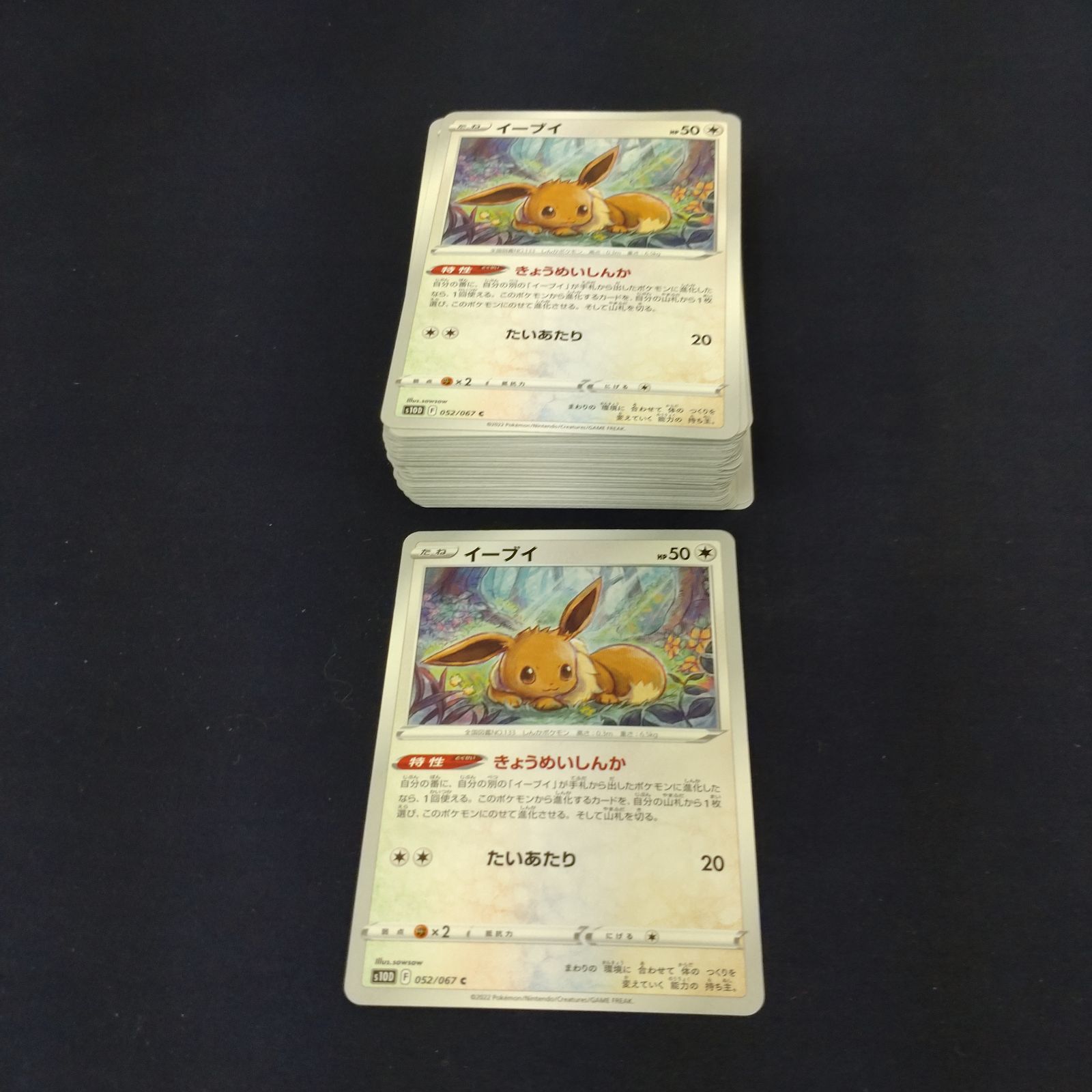 P1001131(むしょく) ポケモンカード イーブイ 100枚 まとめ売り